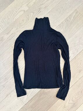 Dynamite Black Long Sleeve Turtleneck Top